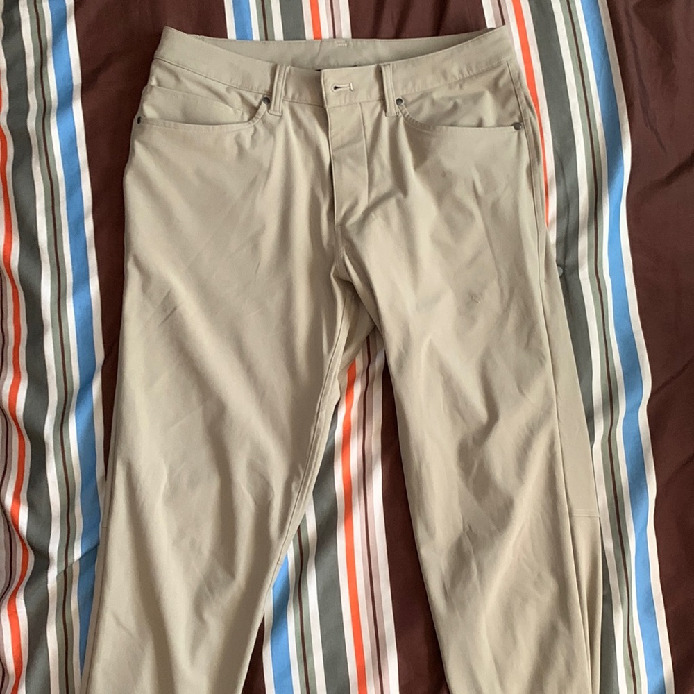 Beige Lululemon Pants